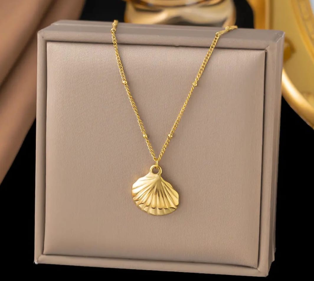 Gold Shell Necklace Price